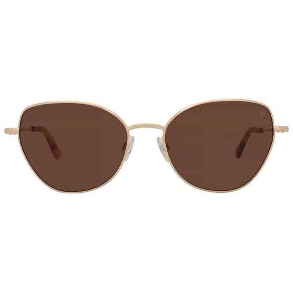 New Authentic American Optical Brown Cat Eye Ladies Sunglasses WHITNEY 3 58 WHIT - Picture 1 of 6